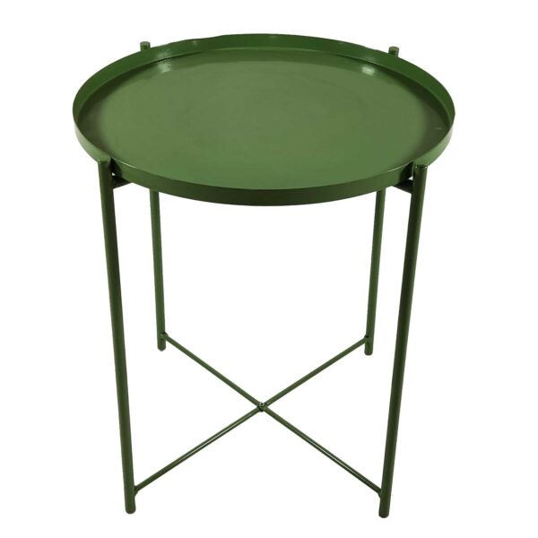 میز عسلی فلزی ایکیا مدل Gladom | میز عسلی فلزی رنگ سبز